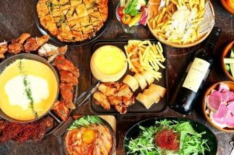 震惊!“Grand Menu All-you-eat-eat”Panesechkin to Chegokhikin!<120分钟饮用所有你可以吃的>【4000日元】