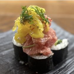 こぼれとろたく寿司