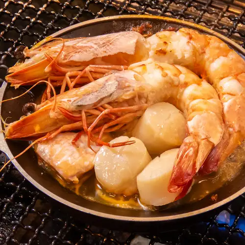 Seafood plate