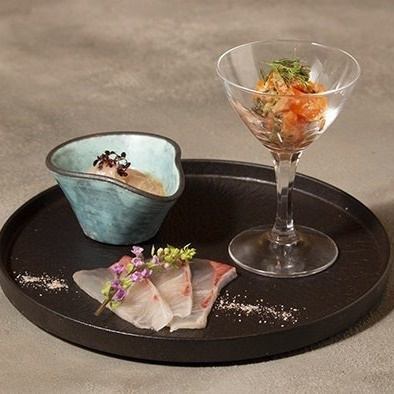 Original sashimi platter of three kinds