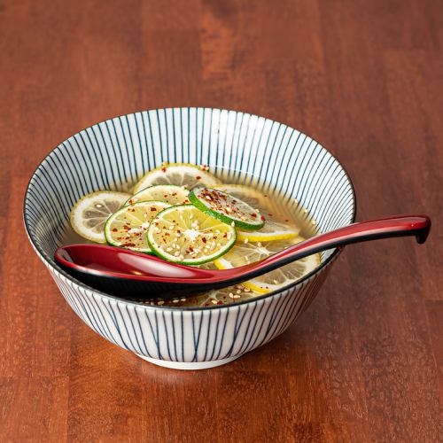 Setouchi lemon and sudachi cold noodles