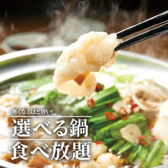 [Unlimited all-you-can-drink available] "All-you-can-eat skewers and hot pot of your choice" - 8 dishes including giblet hotpot, free range chicken hotpot, and kimchi hotpot for 3,000 yen