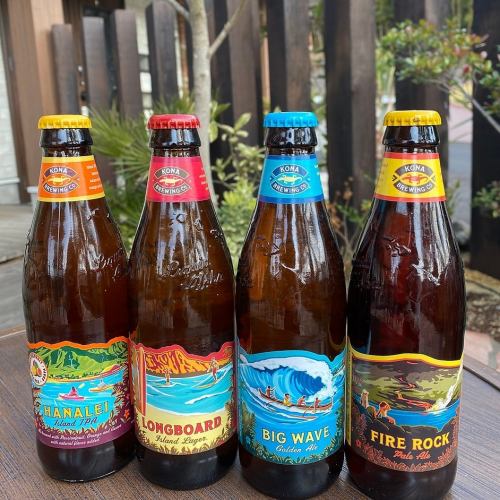 We also have many Hawaiian beers available♪