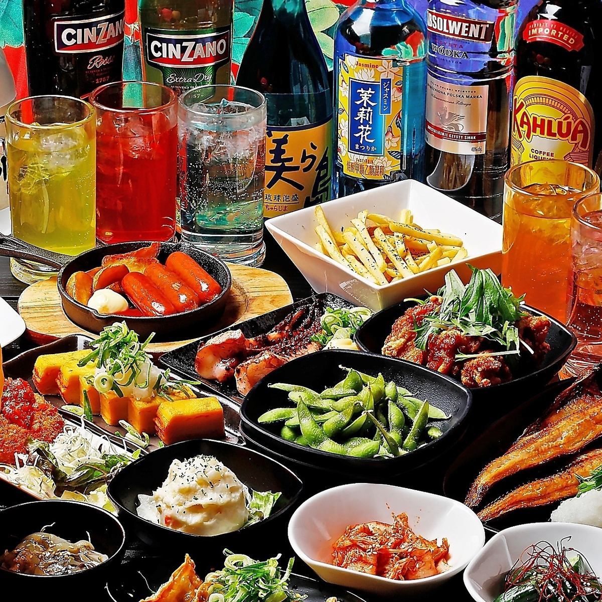 ≪3時間食べ飲み放題⇒3000円≫料理100種&ドリンク300種