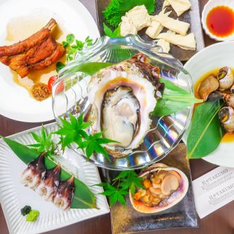 【推荐】贝类海鲜套餐 6000日元（含税）含无限畅饮