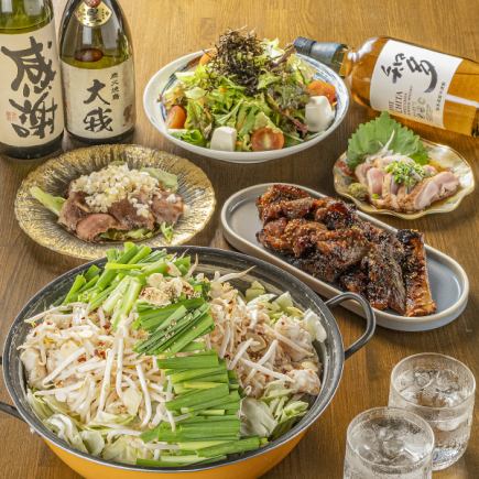 《焼鳥大我 鍋ありコース！》大我の旨い!!が詰まった鍋あり人気コース★2Ｈ飲み放題付き6,000円