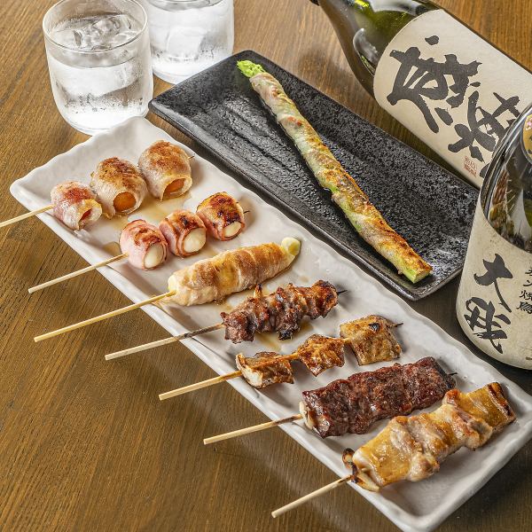 【女性やお子様に大好評!!】巻物串は275円(税込)~種類豊富にご用意しております♪