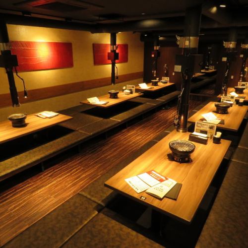 The tatami room can accommodate up to 42 people.