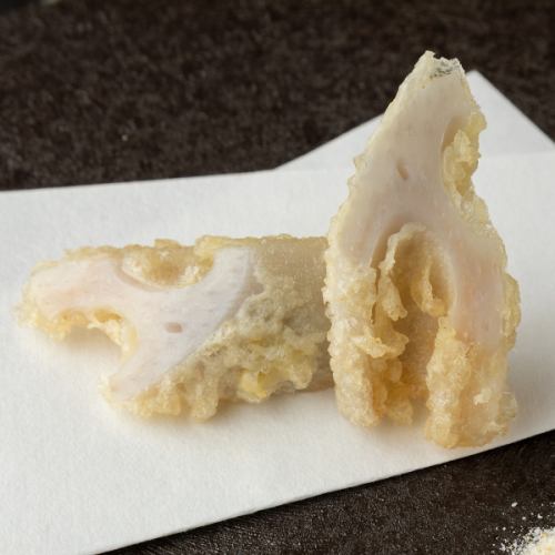 鰯梅しそ揚げ/生レンコン　各