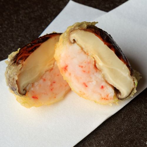 どんこ椎茸海老射込み/車海老　各