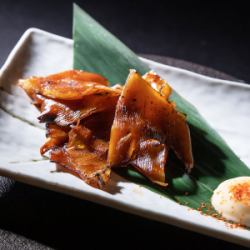 〆さば千枚漬け/エイヒレ醤油漬け/海鮮茶碗蒸し　各