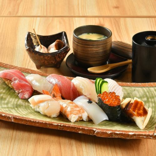 【おすすめ】特上握り10貫定食　