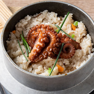 Octopus rice