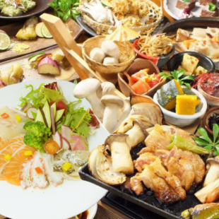 [生鱼片/须磨鲑鱼/鸡蛋饭]“夏日宴会-UTAGE-”4,000日元套餐（共12道菜）