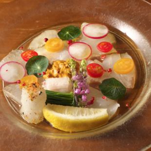 高级休闲套餐“夏日优雅-MIYABI-”5,880日元(共10道菜)