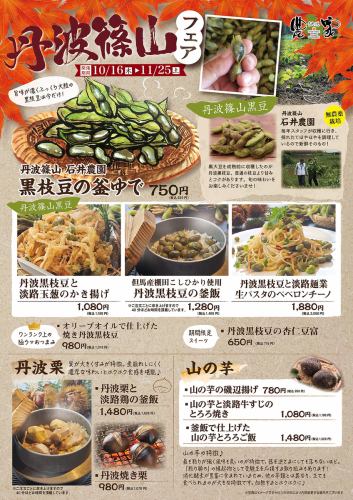 The popular Tamba Sasayama Fair is now on!