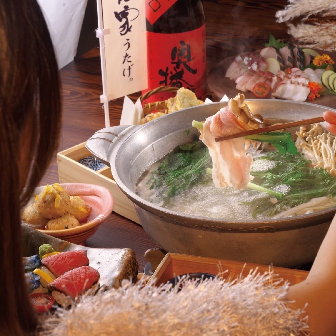 昼も夜も六甲山系を眺めながら地産池食を味わうレストラン「農家うたげ。」