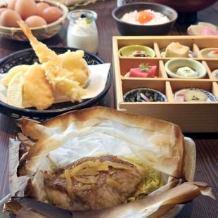 月替わり夜御膳 1月【真鯛の奉書焼き】ご飯・味噌汁おかわり自由