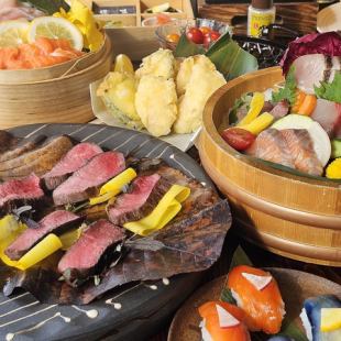 【6月開始】淡路和牛と明石鯛【夏の響コース】5000円★飲み放題付7000円