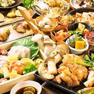 [Starting in December] Sanda Pork, Awaji Wagyu Beef, Awaji Beef [Winter Elegance Course] 5,880 yen ★ 7,880 yen with all-you-can-drink
