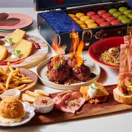 【★人気No.1★】心躍る♪目の前で燃える特製ハンバーグなど全6品『Plemio(プレミオ)コース♪』