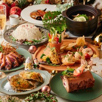 【12月24-25日】包含烤鴨在內的7道菜「2025聖誕節菲奧雷套餐」+迎賓飲品