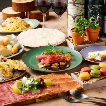 3月1日起推薦:“舒緩套餐”,包含9道菜,如炙烤和牛薄片和烤鴨,以及2小時暢飲