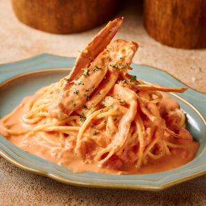 藍蟹番茄奶油醬