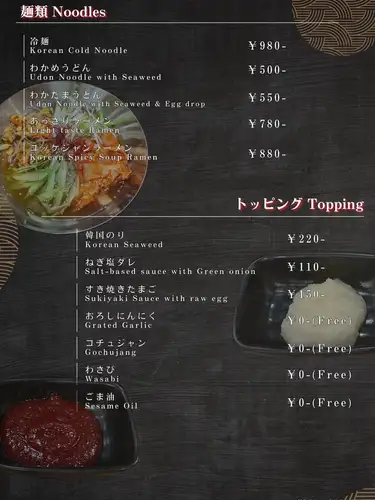 ディナーメニュー✨
自慢の盛り合わせはもちろん、豊富なメニューラインナップで皆様のご来店お待ちしております!
お得な飲み放題プランもご用意しております!
沖縄県名護市【焼肉乃我那覇】です!
精肉店直送の鮮度が良いお肉をご提供しています✨️
当店では、沖縄を代表するブランド肉が勢揃い!
旨味と甘みが凝縮された【島豚あぐー】、極上の霜降りを誇る【石垣牛】、そして厳選された【沖縄県産和牛】を贅沢に食べ比べできちゃいます🤤
お席は【全席炭火グリル完備】🔥
炭火の遠赤外線効果で、極上肉の旨味をぎゅっと閉じ込め、ジューシーで香ばしい最高の焼き上がりに。
美味しいお肉と一緒に楽しめる【飲み放題プラン】もご用意しているので、ご家族はもちろん、模合や沖縄観光のディナーにもぴったり🍻
今夜は沖縄の絶品肉を囲んで、最高の時間を過ごしませんか?
皆様のご来店を心よりお待ちしております!
#名護焼肉 #名護グルメ #名護ディナー #沖縄焼肉 #沖縄グルメ
Welcome to Yakiniku no Ganaha in Nago, Okinawa!
We serve ultra-fresh meat delivered straight from our butcher shop! ✨
We offer a spectacular lineup of Okinawa's finest premium meats!
Enjoy a luxurious taste comparison of our flavorful and sweet "Shimabuta Agu" pork, the beautifully marbled "Ishigaki Beef," and carefully selected "Okinawan Wagyu Beef." 🤤
Every table is equipped with a charcoal grill! 🔥
The far-infrared effect of the charcoal locks in the juices and flavors, grilling the premium meat to juicy, aromatic perfection.
We also offer an all-you-can-drink plan to enjoy alongside our delicious meats, making it perfect for families, gatherings with friends, and sightseeing dinners in Okinawa! 🍻
Why not wrap up your night with Okinawa's finest meats and have an unforgettable time?
We sincerely look forward to welcoming you!
歡迎光臨位於沖繩縣名護市的【燒肉乃我那霸】!
我們為您提供由精肉店直供、新鮮度絕佳的高品質肉品✨
本店匯集了代表沖繩的各大頂級品牌肉!
您可以盡情奢侈地品嚐對比:鮮美甘甜的【島豬阿古豬(Agu)】、擁有極品大理石花紋的【石垣牛】,以及嚴格精選的【沖繩縣產和牛】🤤
所有席位均【配備全套炭火烤爐】🔥
利用炭火的遠紅外線效果,牢牢鎖住頂級肉質的美味,烤出多汁香濃的完美口感。
我們還準備了可與美味烤肉一同享用的【暢飲套餐(All-you-can-drink)】,不僅適合家庭聚餐,也是朋友聚會或沖繩觀光晚餐的絕佳選擇🍻
今晚,不妨和大家一起圍坐在沖繩的絕品烤肉旁,度過一段最美好的時光吧?
我們衷心期待您的光臨!
오키나와현 나고시에 위치한 【야키니쿠 노 가나하】입니다!
정육점 직송으로 신선도가 뛰어난 고기를 제공하고 있습니다✨
저희 매장에는 오키나와를 대표하는 브랜드 육류가 총집합!
감칠맛과 달콤함이 응축된 【시마부타 아구(흑돼지)】, 극상의 마블링을 자랑하는 【이시가키 규(소고기)】, 그리고 엄선된 【오키나와현산 와규】를 사치스럽게 비교하며 드실 수 있습니다🤤
모든 좌석에는 【참숯 그릴 완비】🔥
참숯의 원적외선 효과로 극상 고기의 육즙과 감칠맛을 꽉 가두어, 촉촉하고 향긋한 최고의 구이를 맛보실 수 있습니다.
맛있는 고기와 함께 즐길 수 있는 【무제한 리필 음료(노미호다이) 플랜】도 준비되어 있어, 가족 모임은 물론 친구들과의 모임이나 오키나와 관광 디너에도 안성맞춤입니다🍻
오늘 밤은 오키나와의 명품 고기를 둘러싸고 최고의 시간을 보내시는 건 어떨까요?
여러분들의 방문을 진심으로 기다리고 있겠습니다!