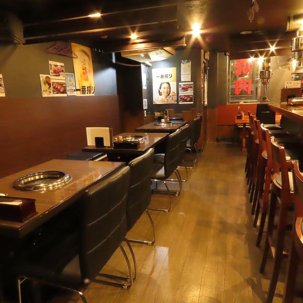 【コロナ対策】各テーブル仕切りがあるためプライベート焼肉飲みに大人気♪人数次第で席は変更可能！【焼肉】