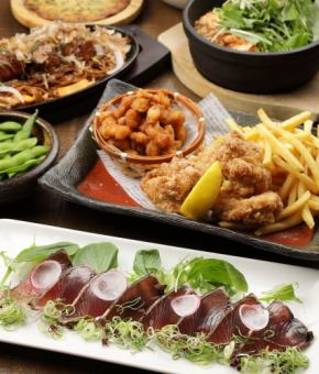 【飲み放題付き】リーズナブルプラン 全9品4800円(税込)