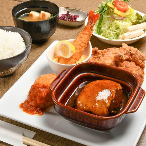 Assorted popular western dishes