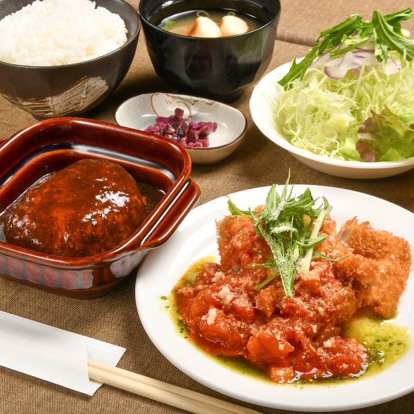 You can enjoy it no matter how many times you come! Daily lunch set 1100 yen (tax included)