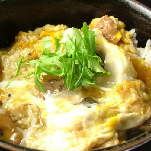 木炭烤大山雞的大子蓋澆飯