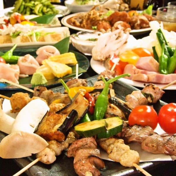 3時間飲み放題付き【蔵の大満足コース】お料理全8品→4200円