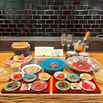 【ディナー】★プレミアムコース★17品コース・飲み放題付き 1名様7,500円（税込）