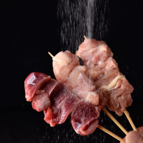 国産鶏を使用した焼き鳥