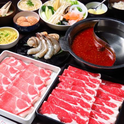 [All-you-can-eat hot pot] Iori course ◇ 3,980 yen (tax included)