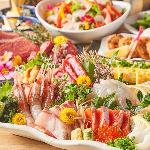 [Banquet courses with all-you-can-drink start from 3,000 yen] Reliable courses with one plate per person ◎ Perfect for company banquets, drinking parties, welcome and farewell parties, and entertainment♪