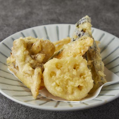 木ノ子と秋野菜の天ぷら