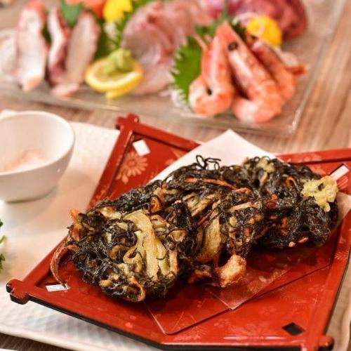 もずくの天ぷら