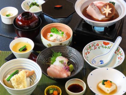 4月7日~5月31日まで◆会席季節ご飯付コース【山茶花】4800円(税込)