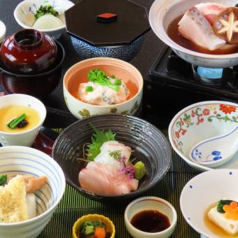 4月7日～5月31日まで◆スタンダード飲み放題2時間付プラン 山茶花季節ご飯コース7200円(税込)