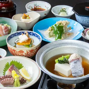 【9月2日-11月1日】◆山茶花时令米饭套餐◆ 4,800日元(含税)