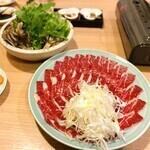 ＜特選コース＞メインは『特選桜肉 ハリハリ鍋』