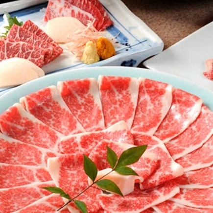 【ランチ特選コース】メインは『桜ハリハリ鍋』・お任せ寿司2貫など