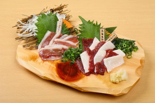 馬刺し三点盛