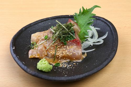 【自家製醤油!】胡麻カンパチ