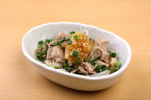 さっぱり鶏皮ぽん酢