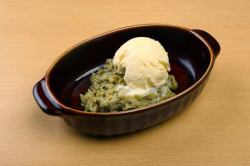 スイートポテトバニラアイスのせ